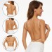 Low Back Bras for Women - Seamless Underwire U-Shaped Invisible Backless Bras-Multiway Convertible Straps Halter Bras