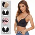 Low Back Bra-Seamless Underwire Invisible Backless Bras-Convertible Halter Bras Multiway Low Cut Bras for Women A to DD Cup