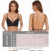 Low Back Bra-Seamless Underwire Invisible Backless Bras-Convertible Halter Bras Multiway Low Cut Bras for Women A to DD Cup